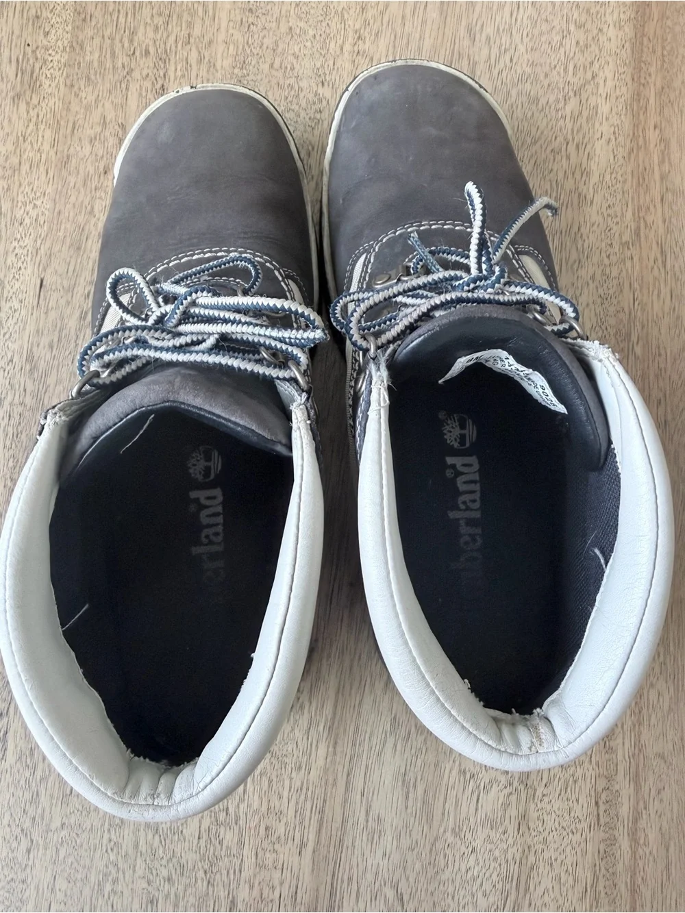 Timberland Lady Field Chukka Boots Women’s Size 8 Brown Cream Lace Up Suede